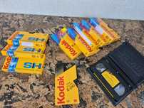 Vând 10 casete video VHS Kodak originale 240minute colectie filme