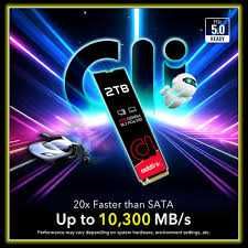 SSD 2Tb Addlink G55 Gen.5 (10 300Mb) NVMe. Гарантия 1 Год