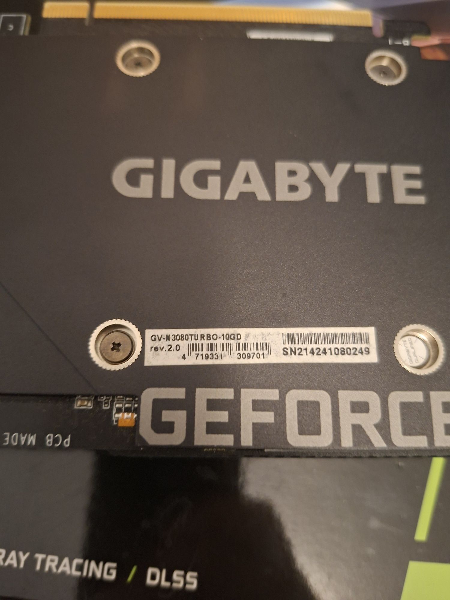 RTX 3080 Gigabyte Turbo Edition 10GB