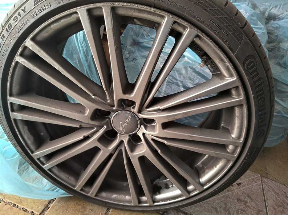 Jante + anvelope de vara Continental, dimensiune R19, 5x112