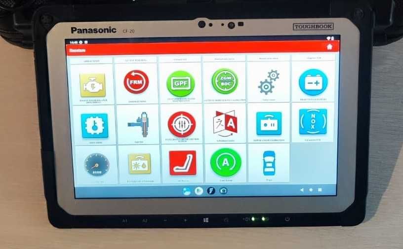 Tester Diagnoza Launch x43X-Diag + Tableta 4G Panasonic 8/256 Gb 10.1"