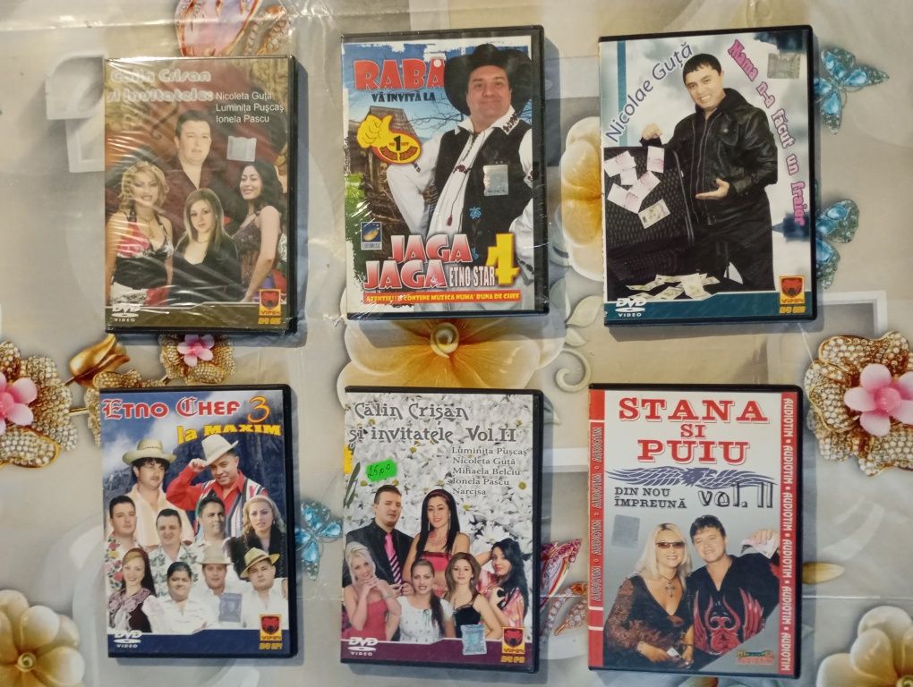 CD uri cu manele originale și DVD uri!