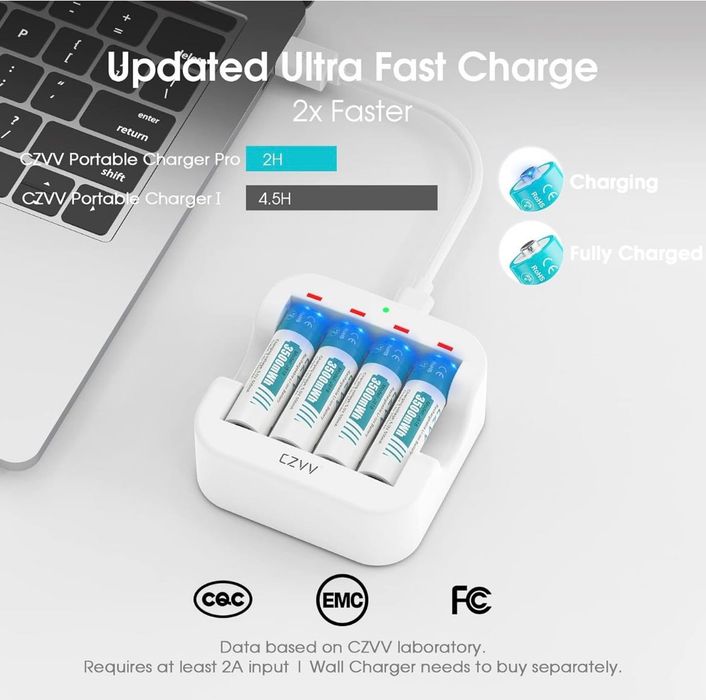 Зарядно устройство + батерии