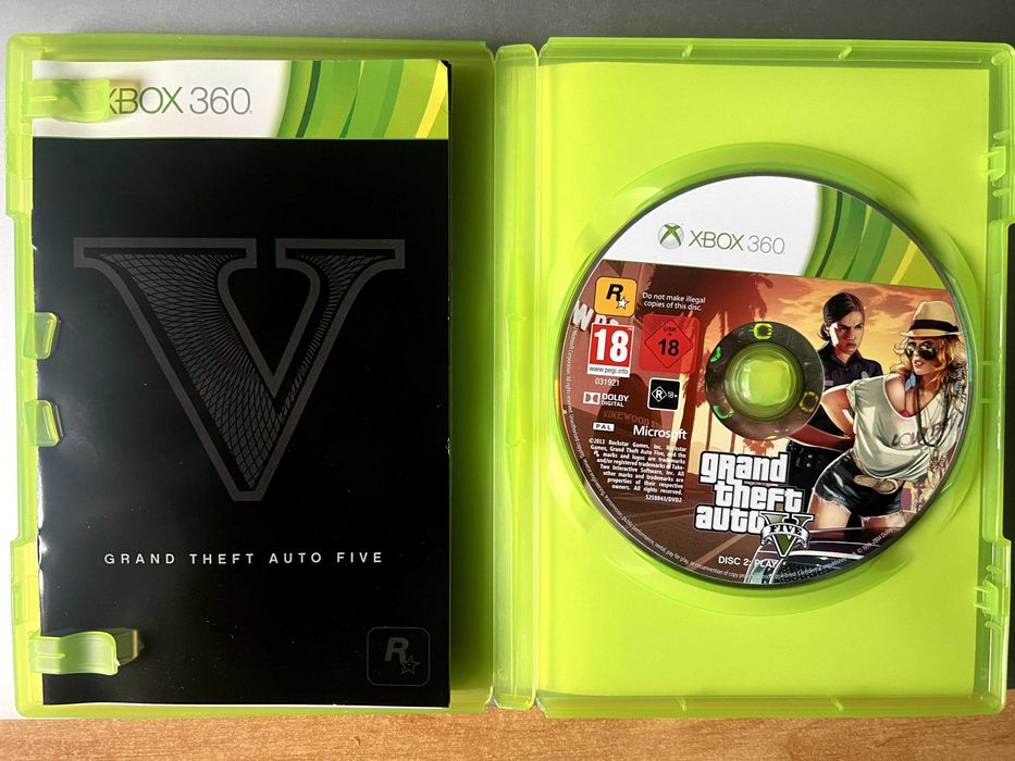 Grand Theft Auto IV and V Xbox 360