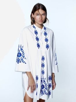 ZARA рокля риза р-р С
