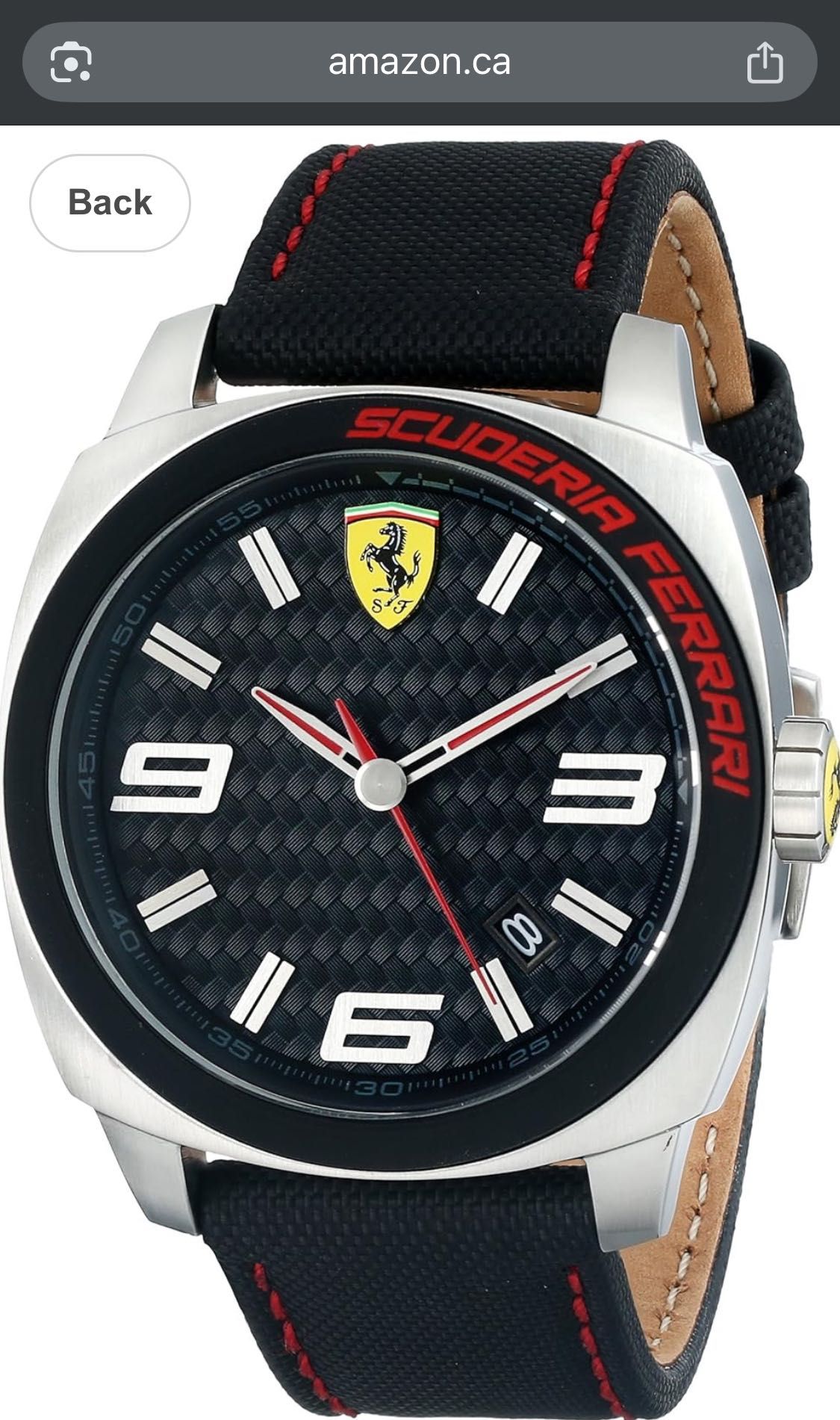 Часовник Scuderia Ferarri
