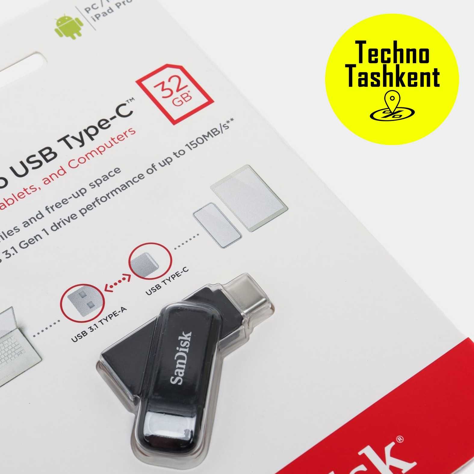 SanDisk Ultra Dual Drive 32gb otg Type-c usb 3.1 (Garantiya)