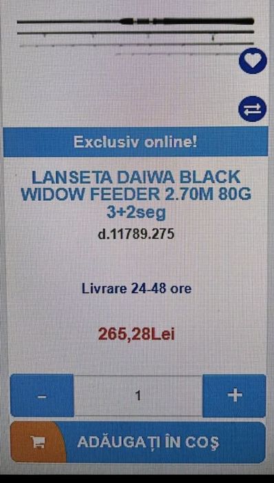 Ansamblu de pescuit Daiwa&Balzer