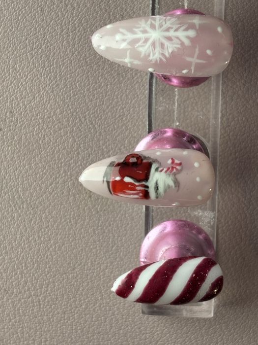 Press on изкуствени нокти Коледни