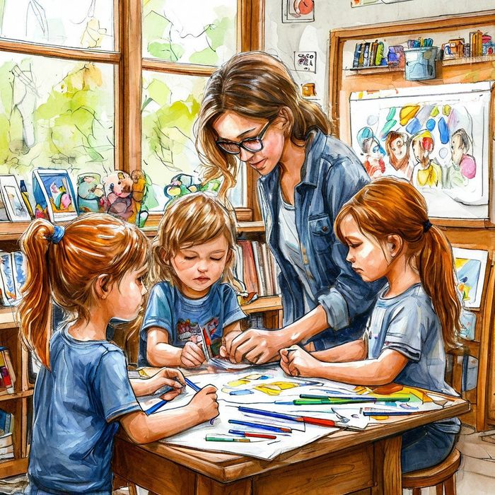 Центр продленки . Изо студия, подготовка к школе.