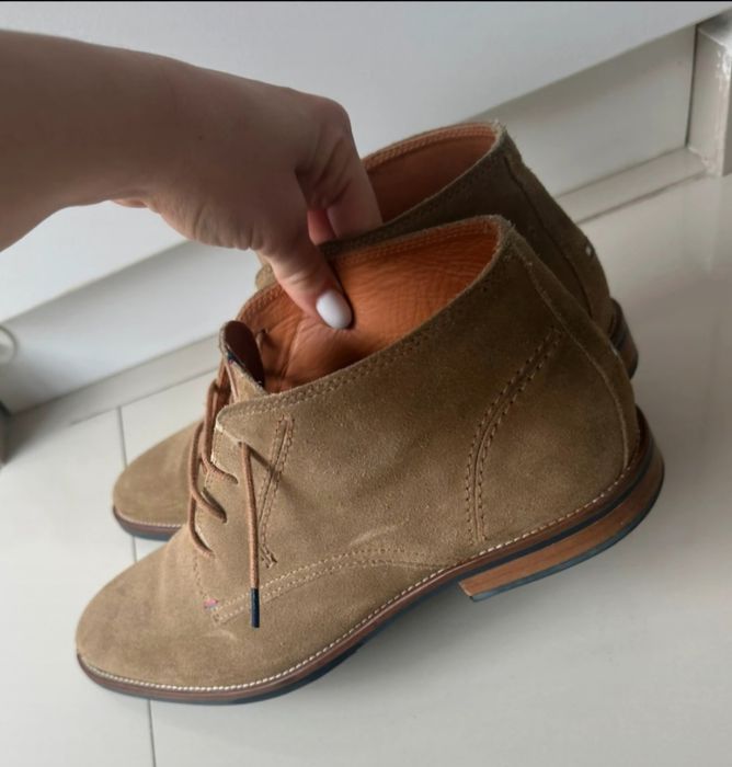 Ghete/pantofi inalti Tommy Hilfiger originali, piele naturala, marimea