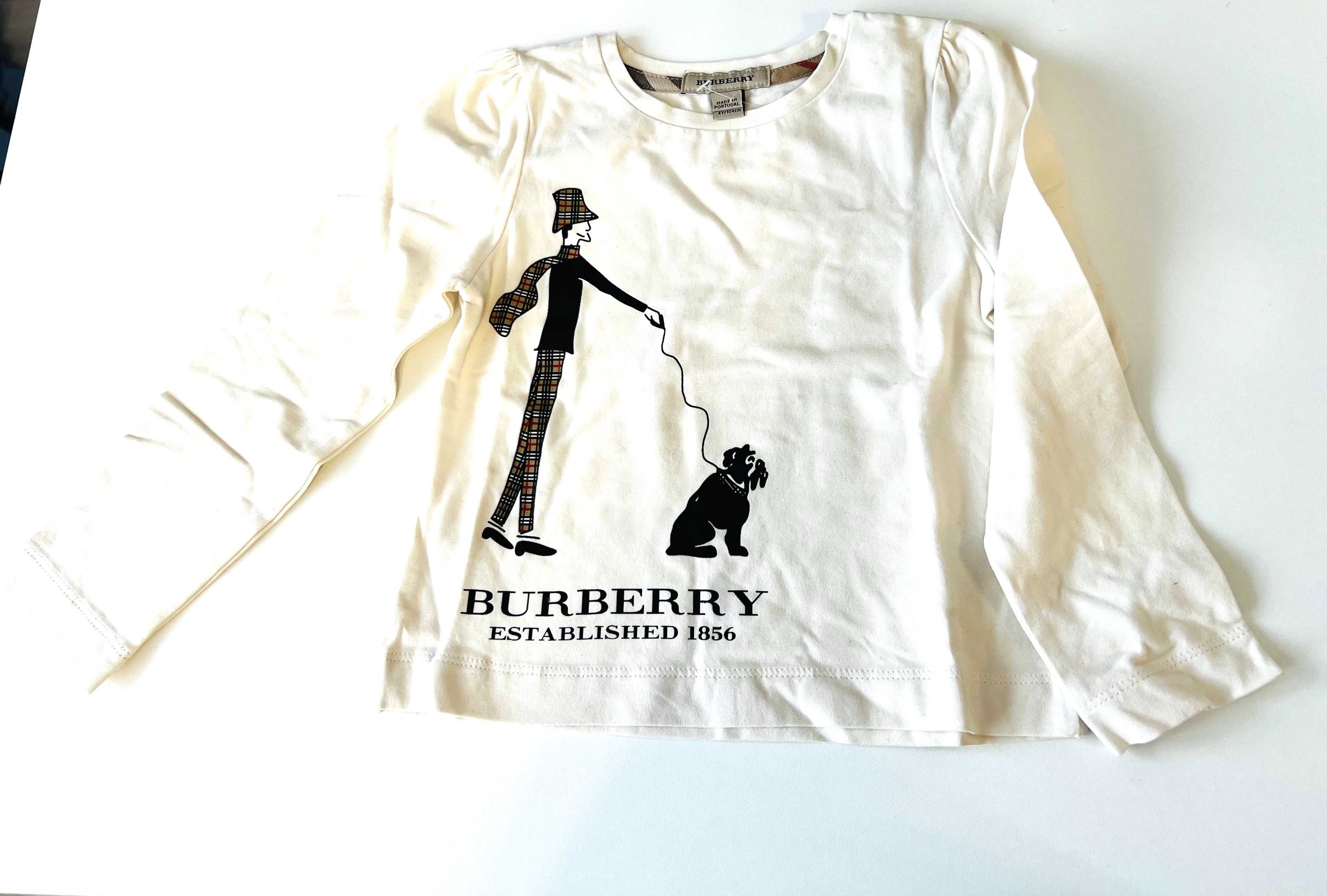 Брюки, футболки Burberry оригинал пр-во Португалия на 4 г/104 см новая