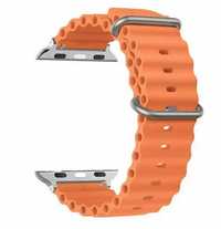 Curea Apple Watch Orange Ocean Band 42 44 45 49 mm