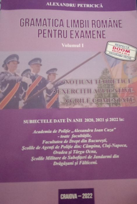 Vând carti pentru admitere