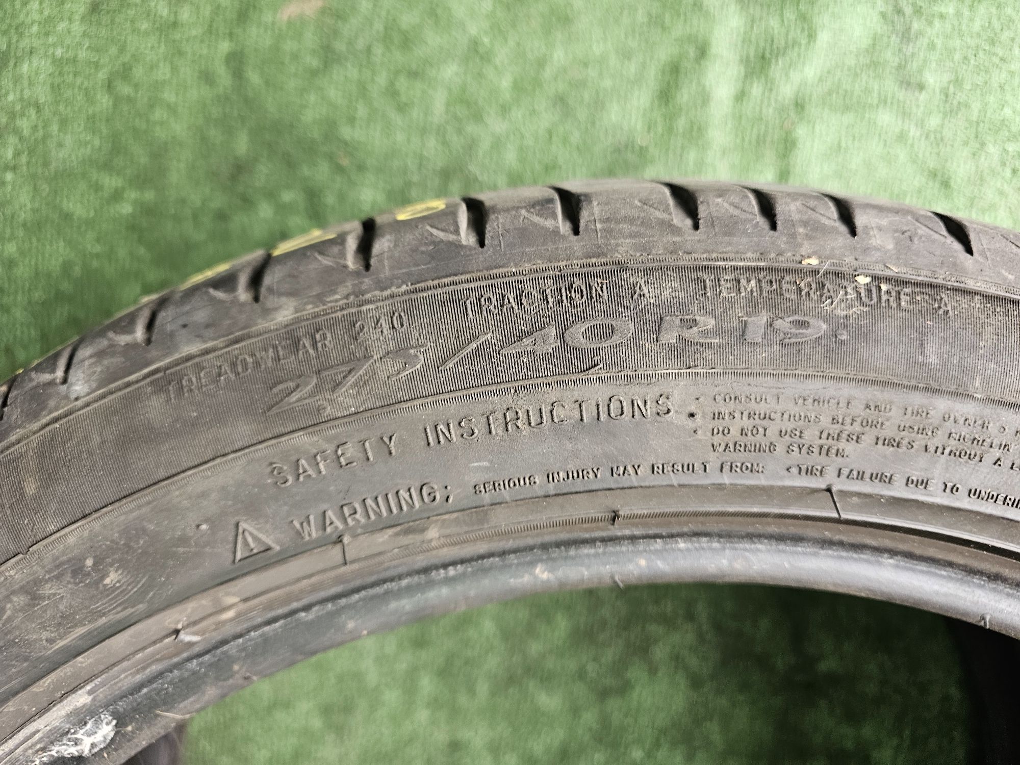 275 40 19 vara michelin runflat