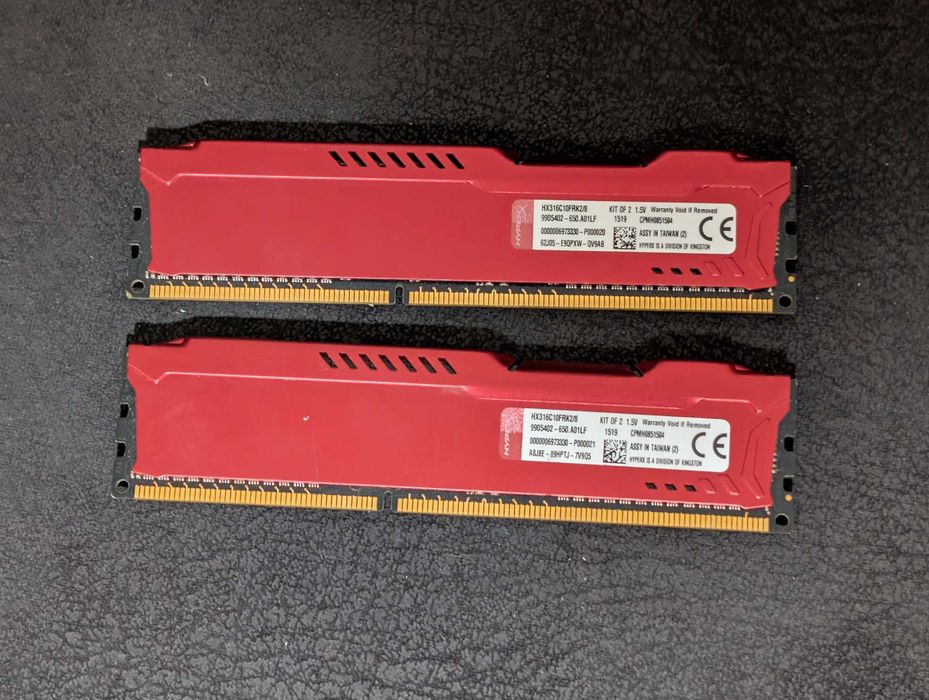Ram Kingston HyperX FURY 8GB (2x4GB) DDR3 1600MHz HX316C10FRK2/8
