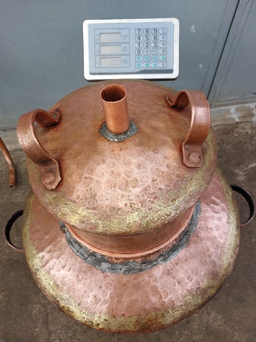 Cazan  solid de cupru