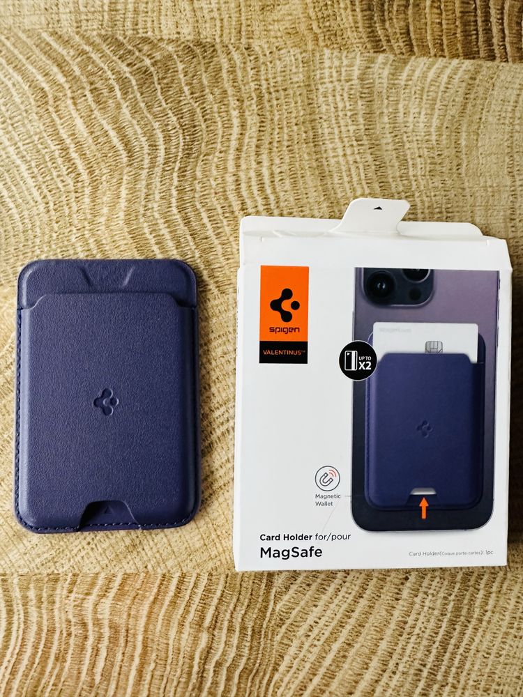 Spigen Valentinus  MagFit Card Holder 3 Cards   Magsafe Wallet Iphone
