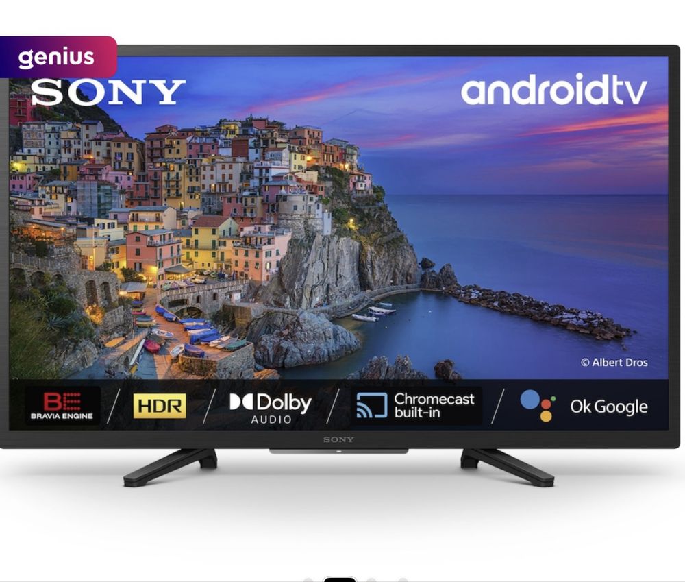 Телевизор Sony 32W800, 32" (80.1 см), Smart Android, HD, LED, Клас F