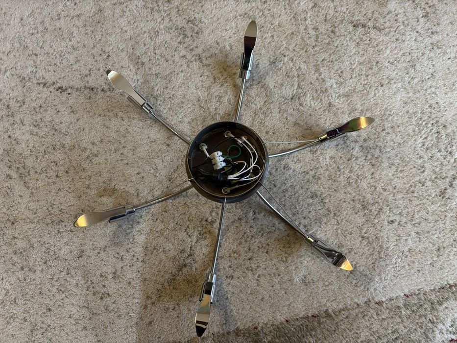 Модерен полилей / аплик с 6 рамена