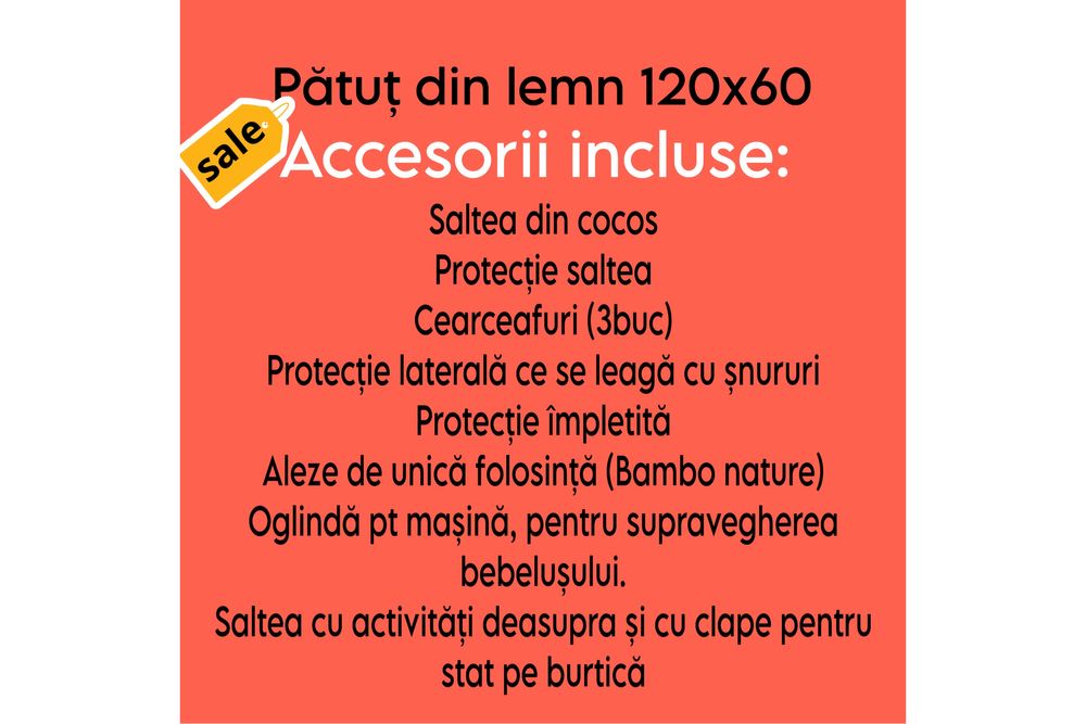 Patut din lemn cu laterala culisanta co sleeping  co-sleeping