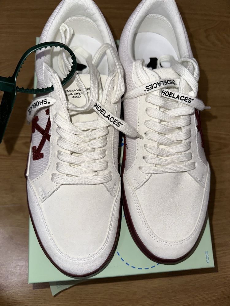 Обувки Off-White Low Vulcanised Suede Canvas