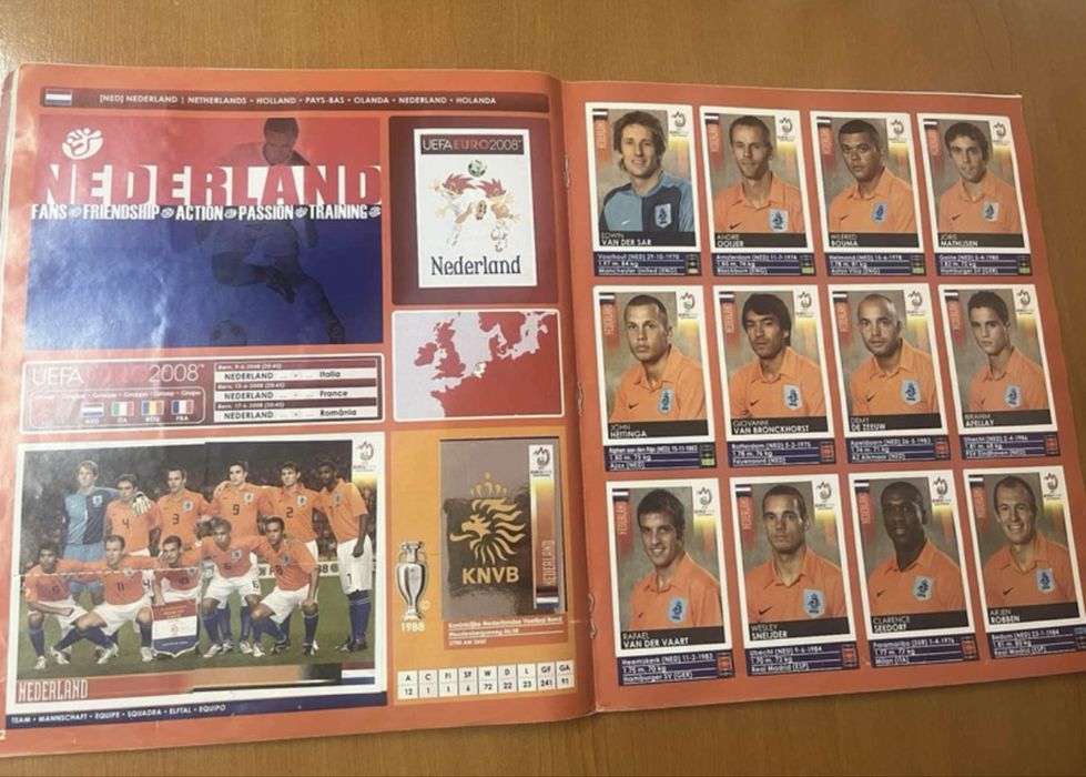Album complet Panini Euro 2008