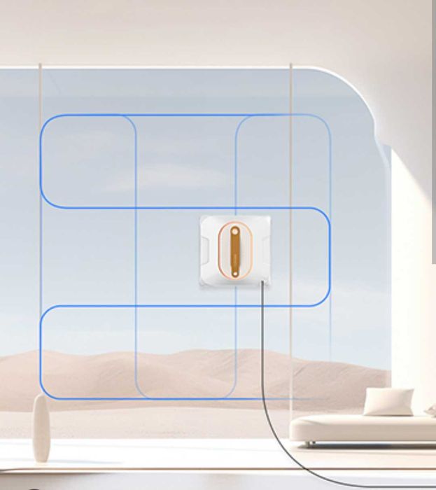 Робот за почистване на прозорци с двойна водна струя 6000Pa