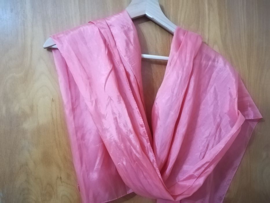 Eșarfă mătase porocalie