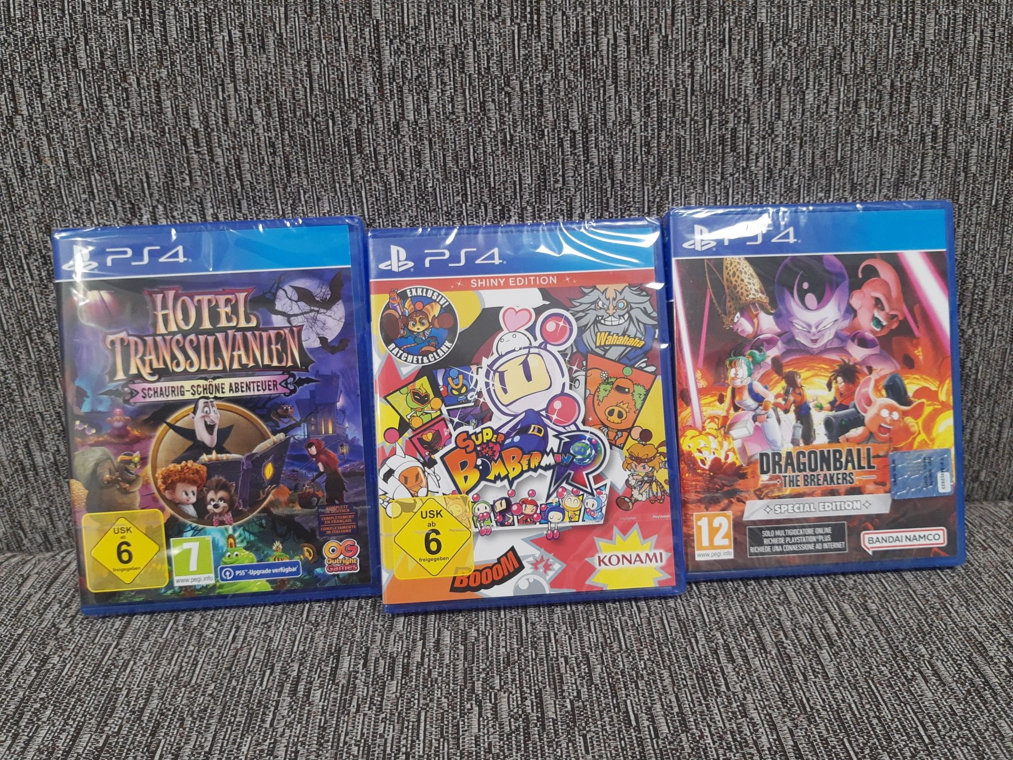 Bomberman Shiny , Hotel Transylvania, Dragonball the Breakers PS4