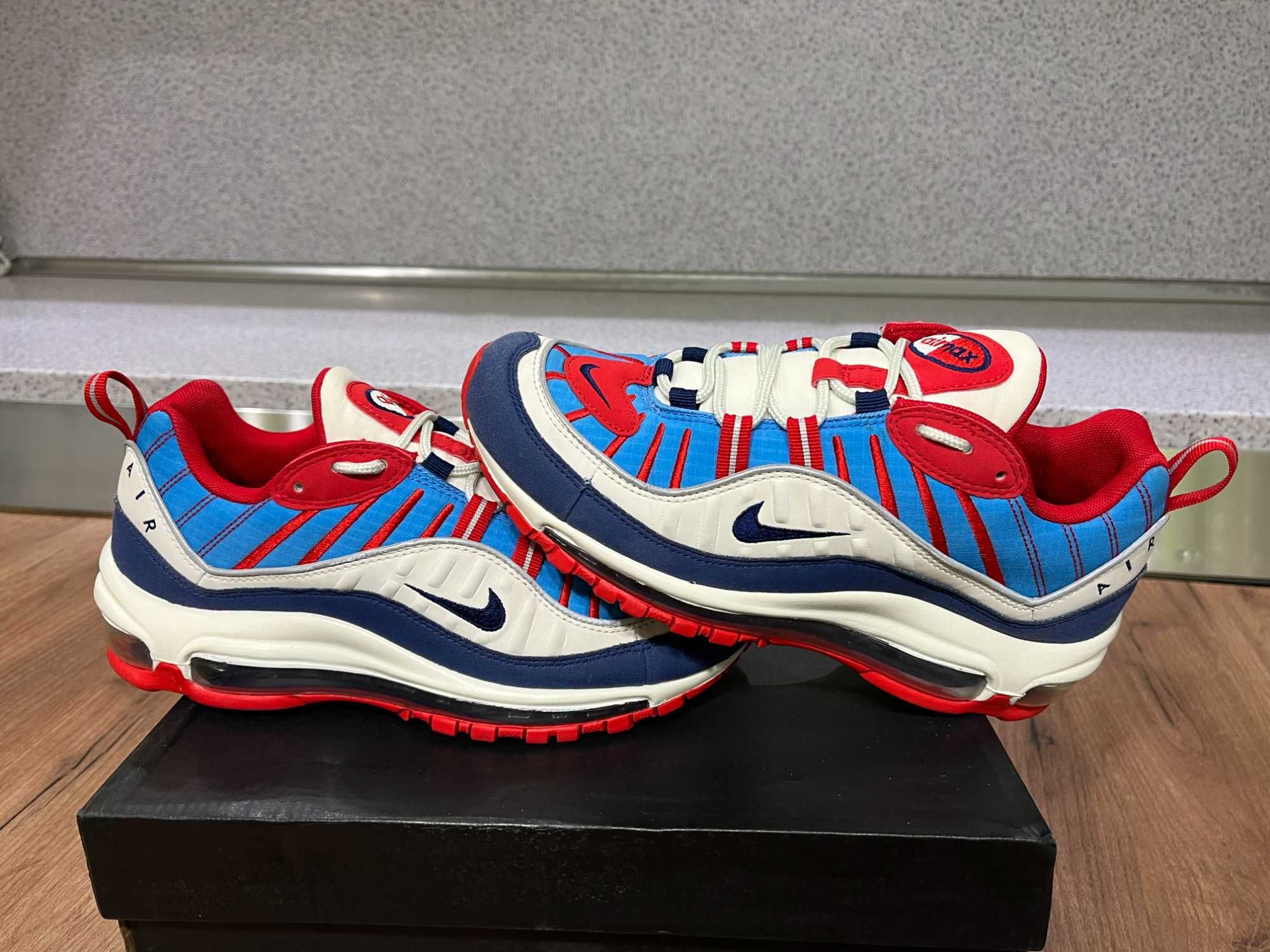 ОРИГИНАЛНИ *** Nke Air Max 98 " Summit White Red "