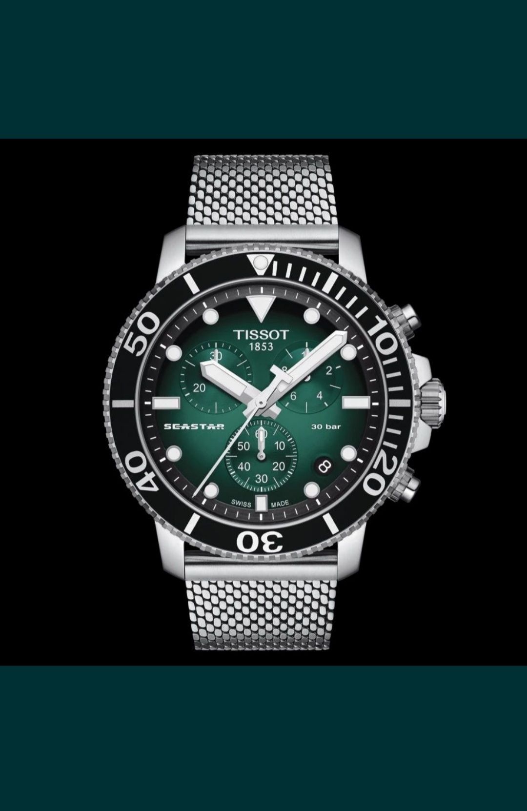 Нов Оригинален какъвото е в МОЛА за 1350лв Tissot Sea star