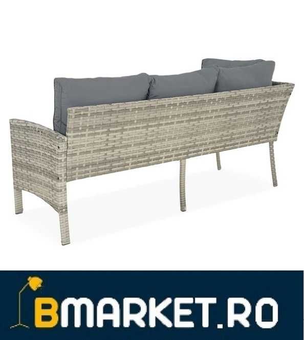 Set Mobilier Exterior gradina/terasa canapea/colțar + 3 taburete+ masa