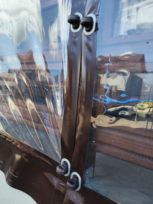 Folie transparenta terasa 2 buc a cate 200*210 cm