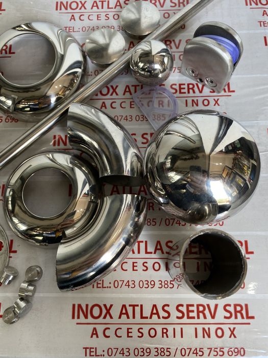 Teava inox balustrade  accesorii inox
