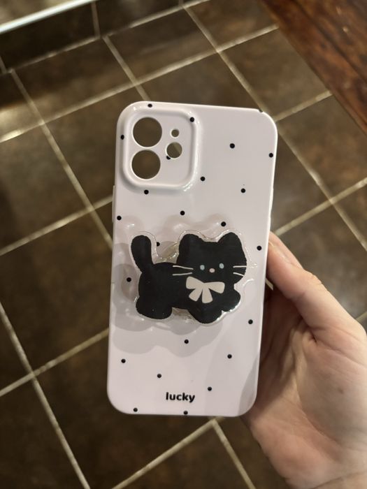 чехол на 12 айфон с котиком! (=^･ω･^=)