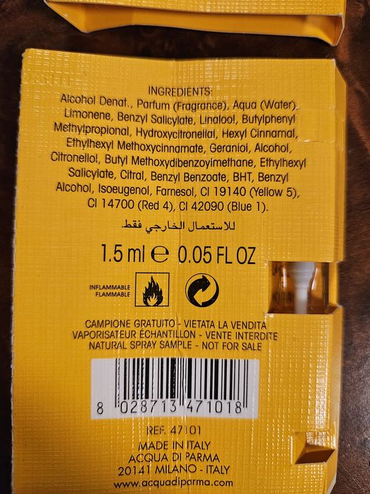 Парфюм отливант ACQUA DI PARMA