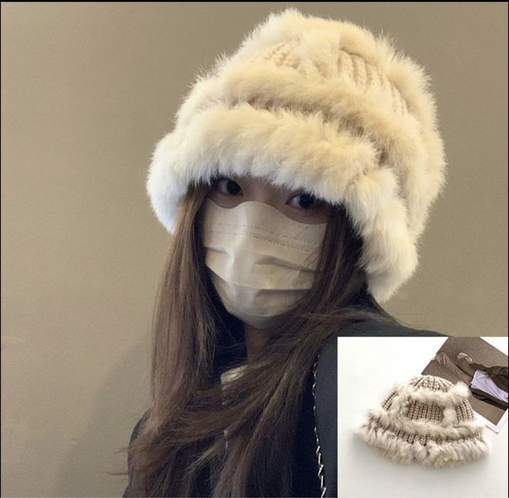 Бежывый зимняя модная шляпы/Сәнді қыстық бас киім