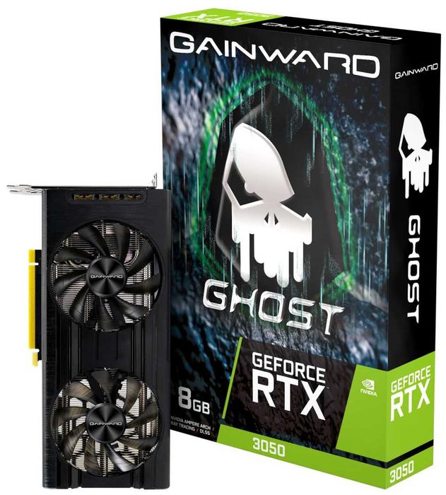 НОВА цена! Видеокарта Gainward RTX 3050 Ghost 8GB 128 bit PCI EXP 4.0