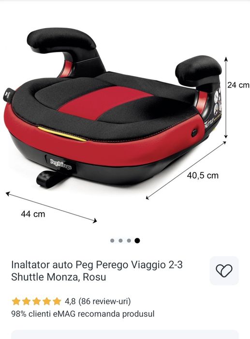 Înălțător auto Peg Perego Viaggio 2-3