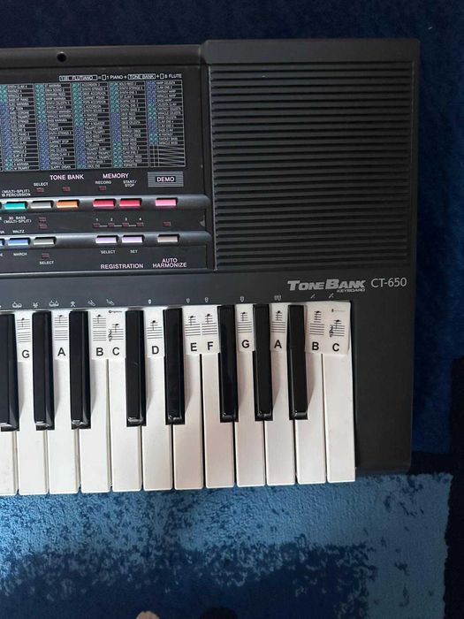 Vand Orga Casio Tone Bank CT - 650 + bonus orga pentru copii