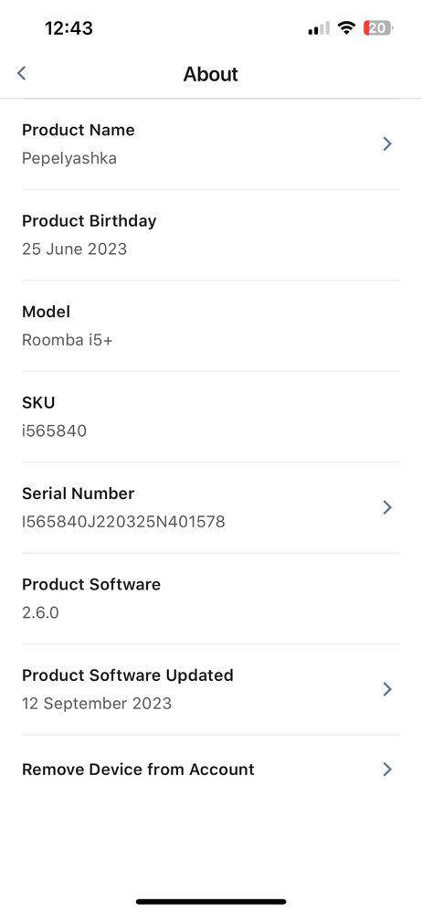 Прахосмукачка iRobot i5+