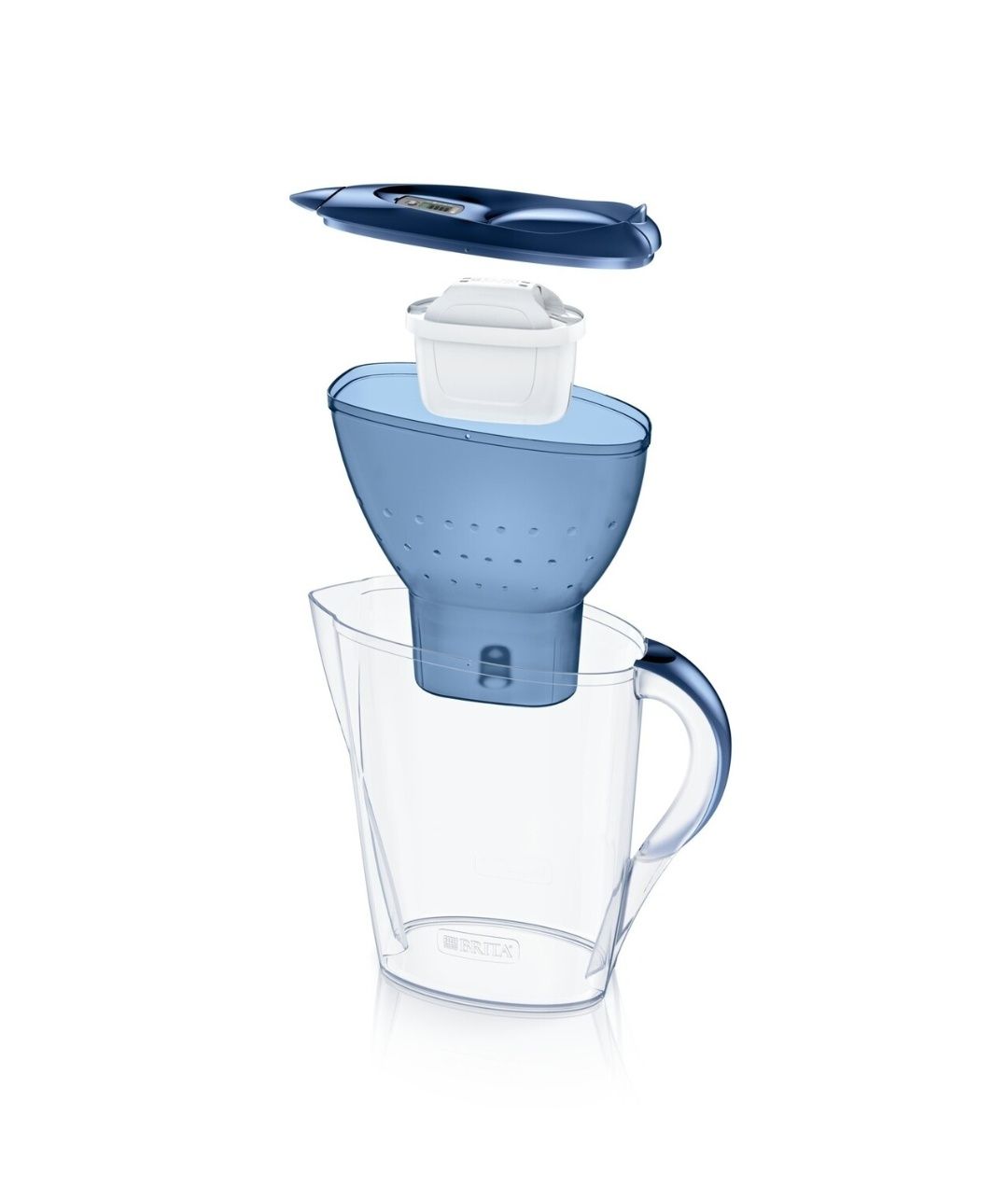 Cana filtranta Brita Marella XL Maxtra+, 3.5 l, Albastru