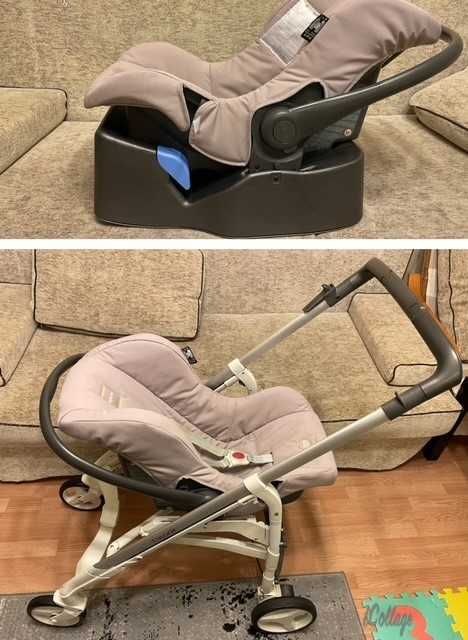 Carucior INGLESINA Trilogy - BONUS suport de masina pentru scoica