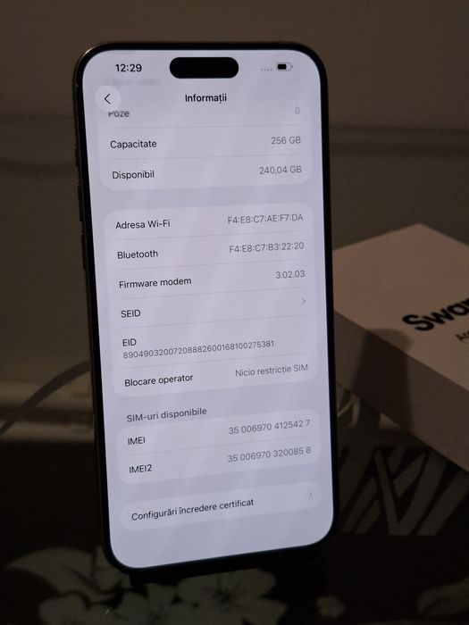 Iphone 15 promax 256 gb