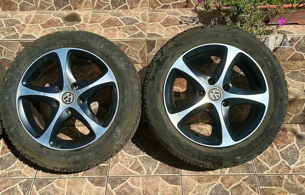 Jante Aliaj 16+ Cauciuc Continental 205-55-16 - Volkswagen