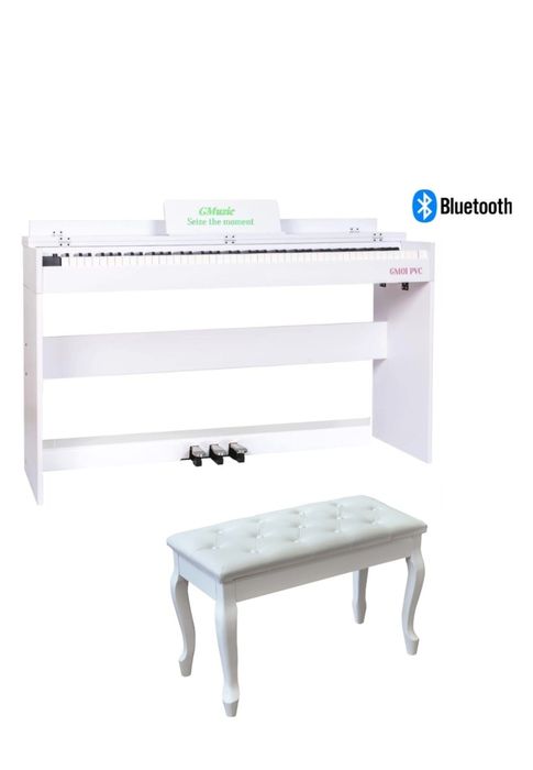 Цифровое пианино Gmusic GM01 Белый матовый + Банкетка