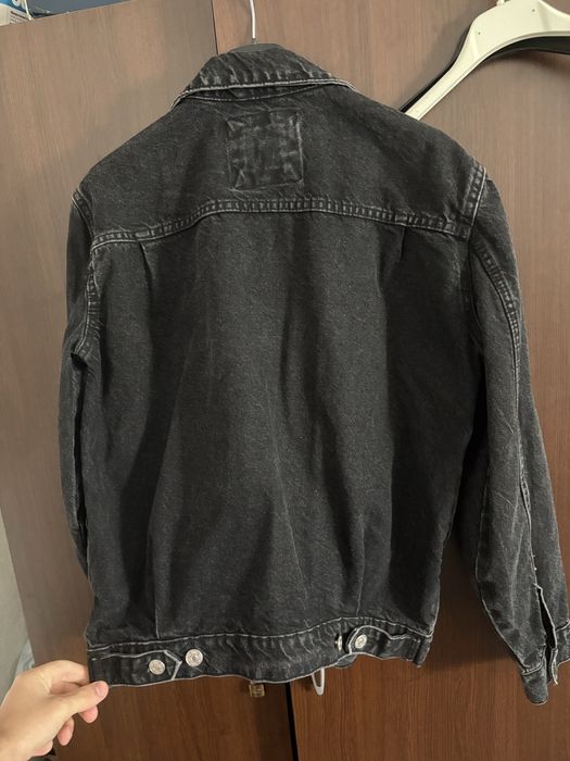 Geaca din denim negru ZARA — marimea S
