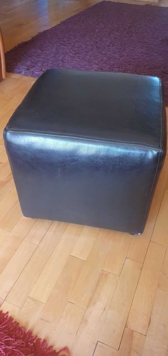 Taburete piele negru