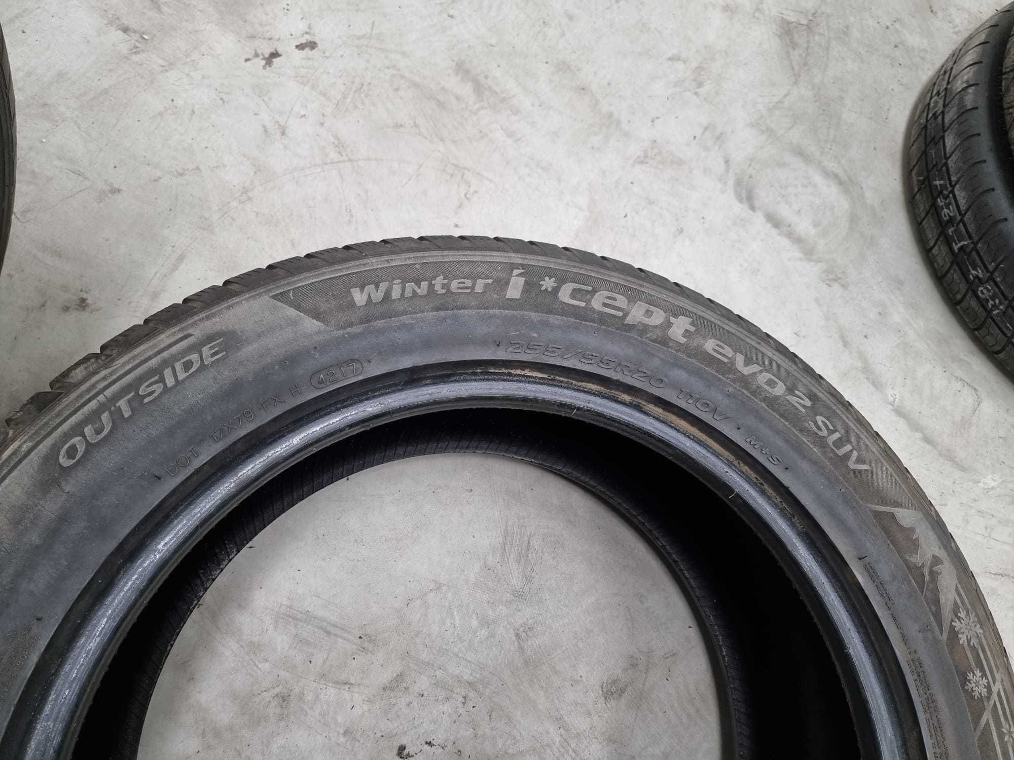 4 Anvelope IARNA 255.55.20 'Hankook' [dot 2020] ; stare buna